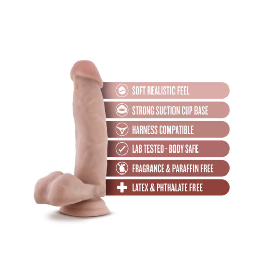 Dr. Skin 18 cm con Testículos - Vainilla 4