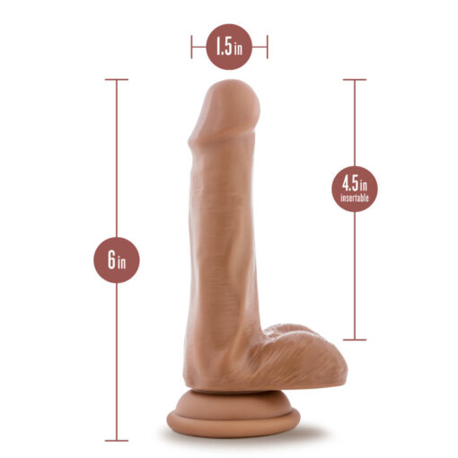 Dr. Skin Plus 16 cm con Testículos - Mocha 4