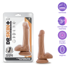 Dr. Skin Plus 16 cm con Testículos – Mocha