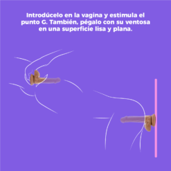 Dr. Skin Plus 16 cm con Testículos – Mocha-formas de uso