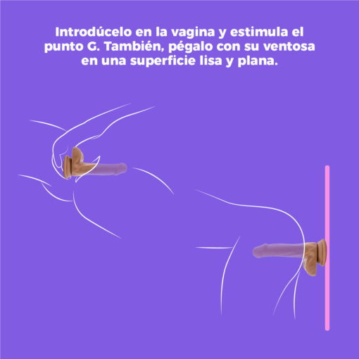 Dr. Skin Plus 16 cm con Testículos – Mocha-formas de uso