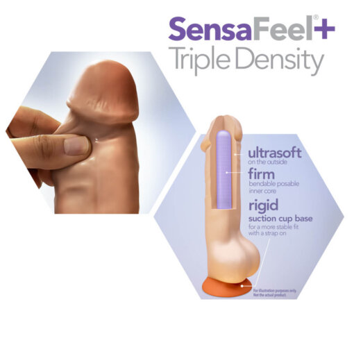 Dr. Skin Plus 18 cm con Testículos - Mocha 1