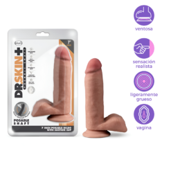 Dr. Skin Plus 18 cm con Testículos – Mocha
