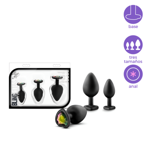 Luxe Bling Set 3 Plugs Anales