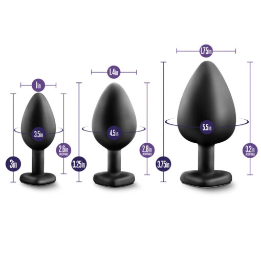 Luxe Bling Set 3 Plugs Anales 6