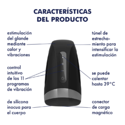 Satisfyer Men Heat Vibration CARACTERÍSTICAS