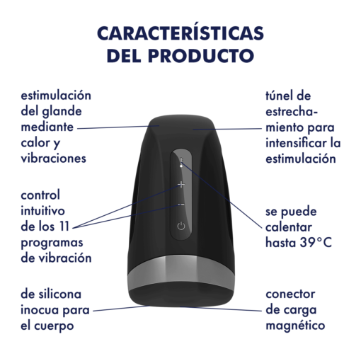 Satisfyer Men Heat Vibration CARACTERÍSTICAS