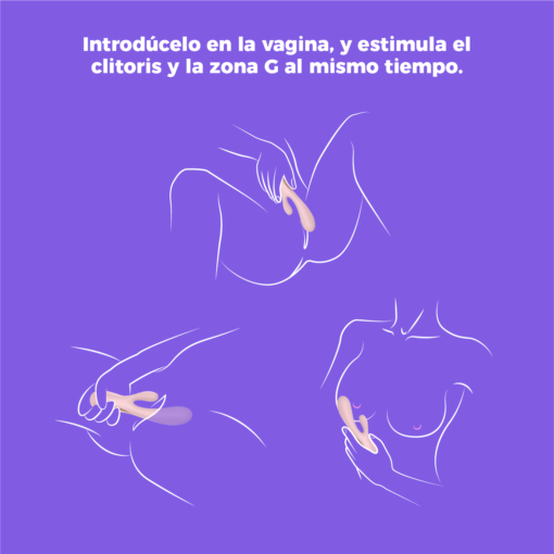 Satisfyer Mono Flex Rosa con App-formas de uso