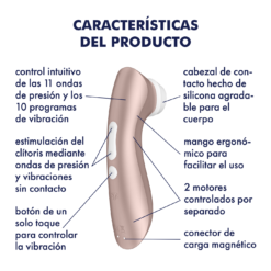 Satisfyer Pro 2+ con Vibraciones CARACTERÍSTICAS