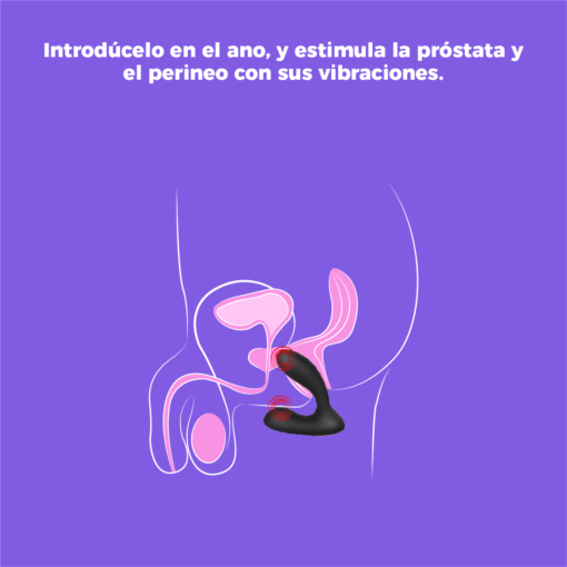 Svakom Vick Neo Vibrador Prostático con App-formas de uso