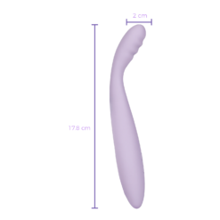 Svakom Cici 2 Vibrador Delgado con Calor y App-medidas