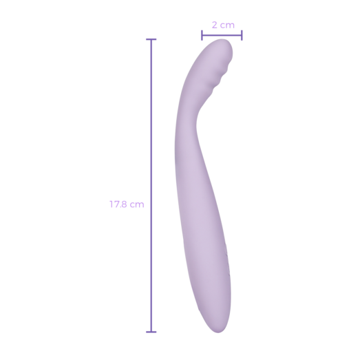 Svakom Cici 2 Vibrador Delgado con Calor y App-medidas