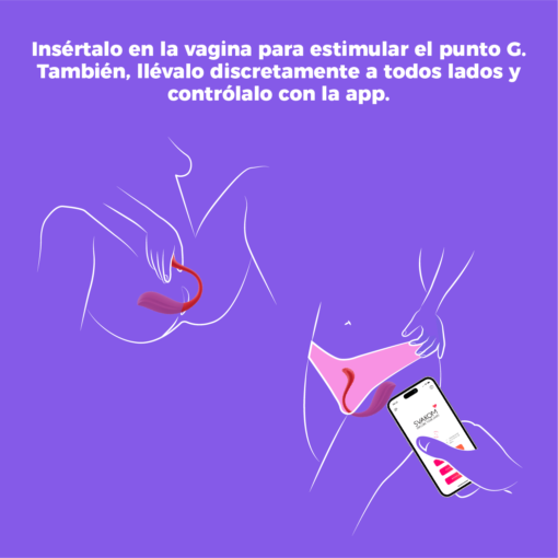 Svakom Phoenix Neo 2 con App Rojo-formas de uso
