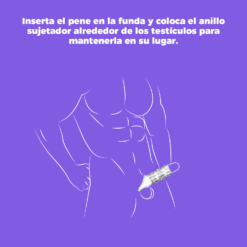 Funda Performance para Pene Texturizada 10 cm-formas de uso