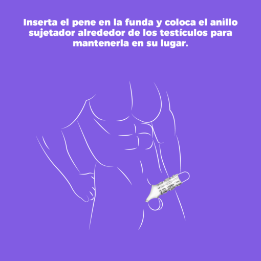 Funda Performance para Pene Texturizada 10 cm-formas de uso