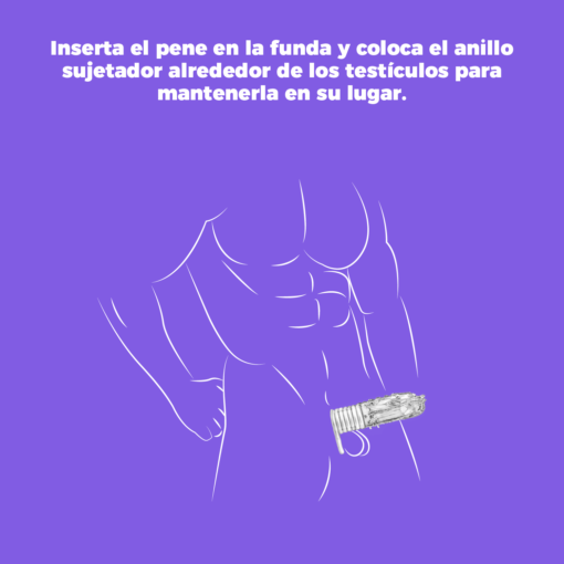 Funda Performance para Pene con Texturizado de Dragón y Sujetador de Testículos 13 cm-formas de uso