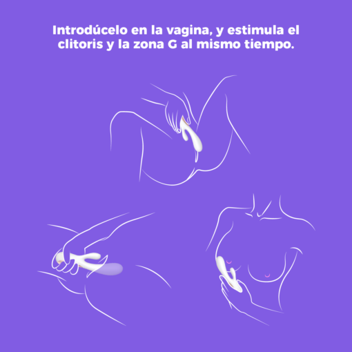 Satisfyer Mono Flex Blanco con App-formas de uso