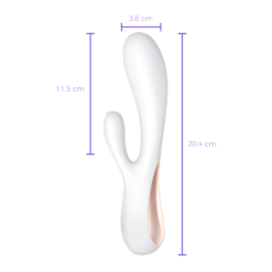Satisfyer Mono Flex Blanco con App-medidas