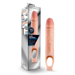 Funda Gruesa para Pene con Sujetador de Testículos 19 cm