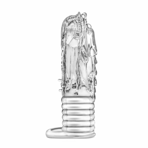 Funda para Pene con Texturizado de Dragón y Sujetador de Testículos 13 cm